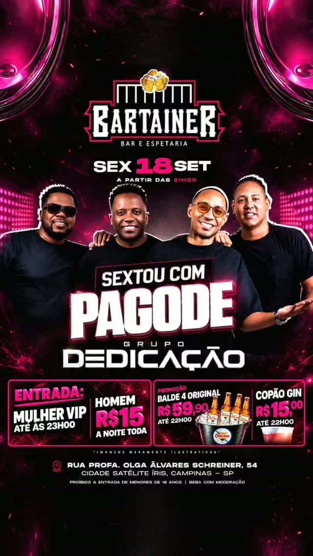 Flyer de Grupo Dedicação