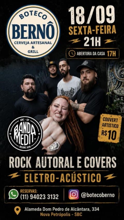 Flyer de Banda Medit