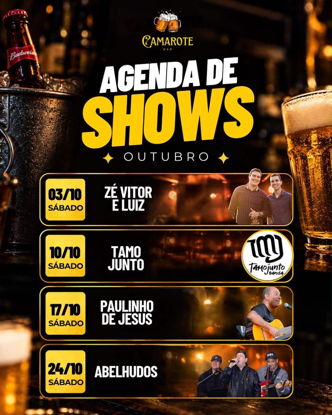 Flyer de Abelhudos