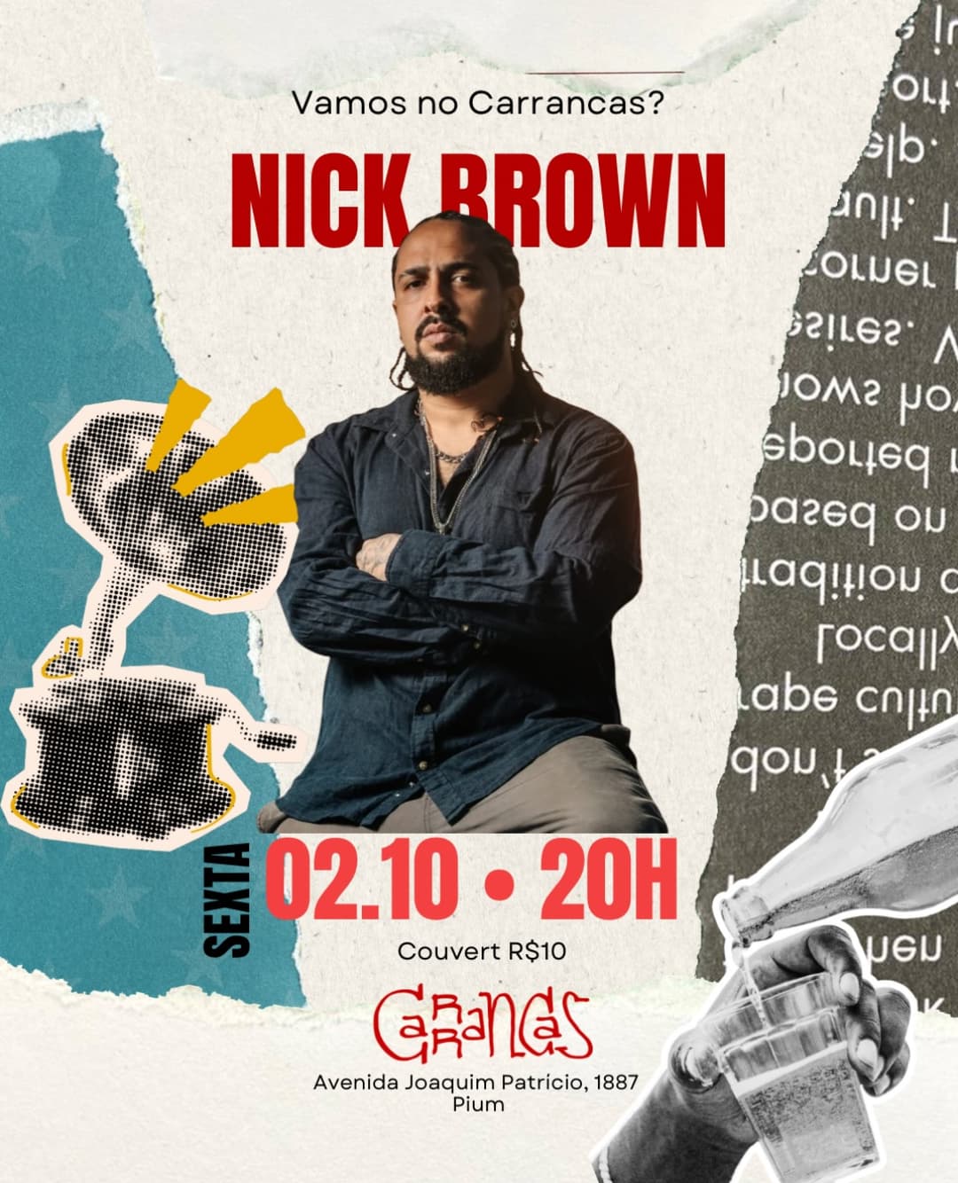 Flyer de Nick Brown