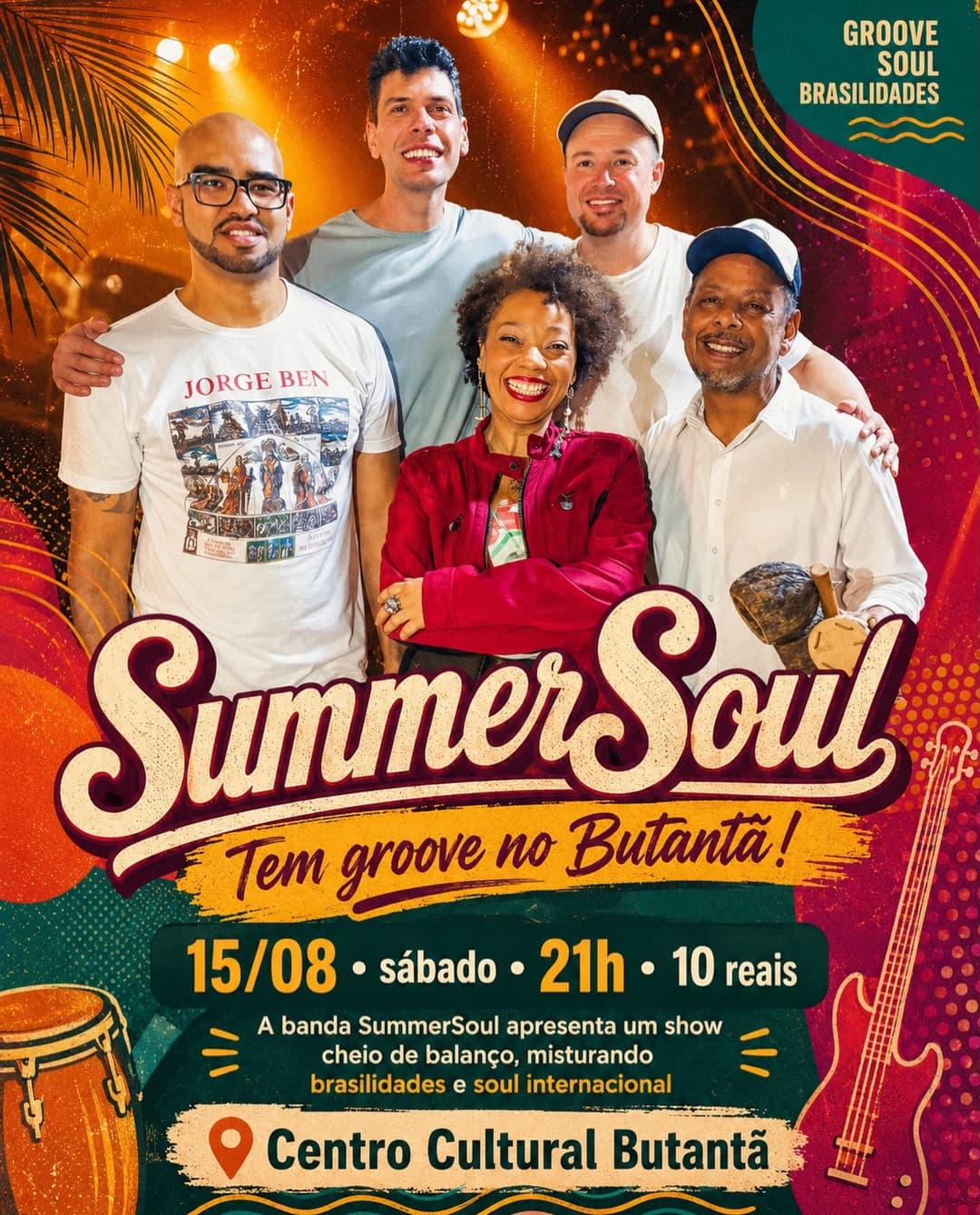 Flyer de Summer Soul