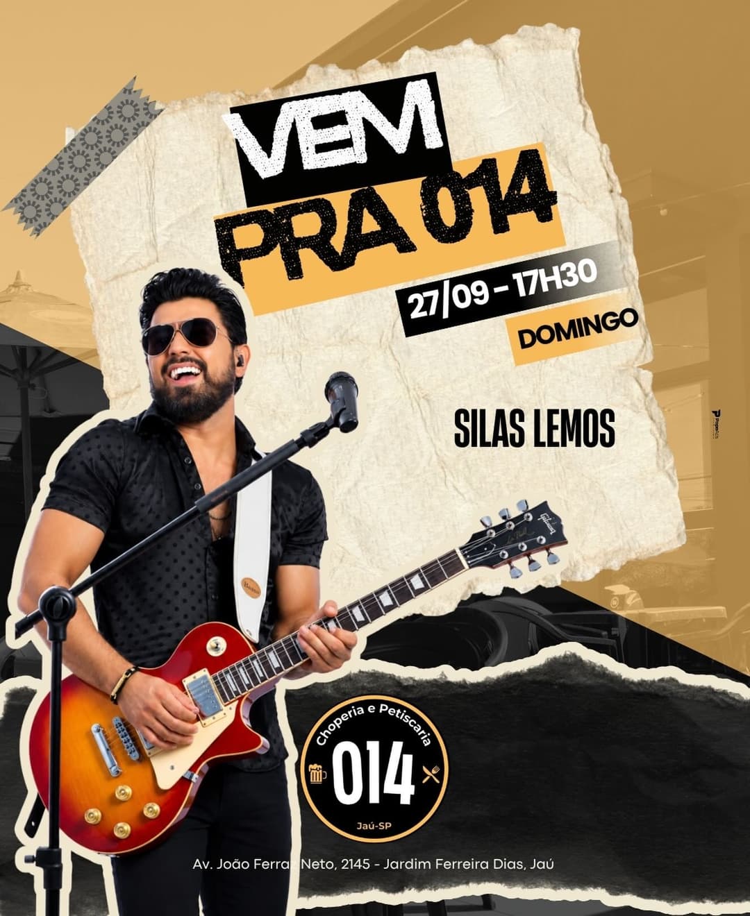 Flyer de Silas Lemos