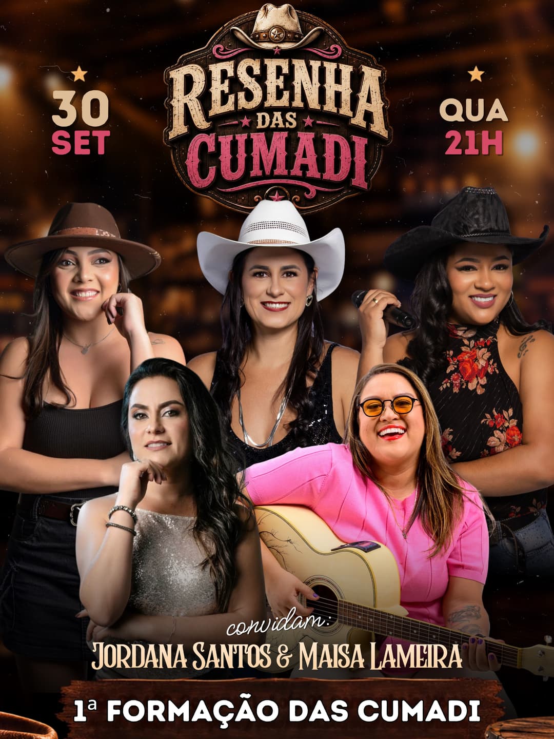 Flyer de 1ª Formação das Cumadi