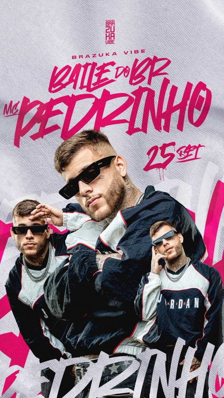 Flyer de MC Pedrinho