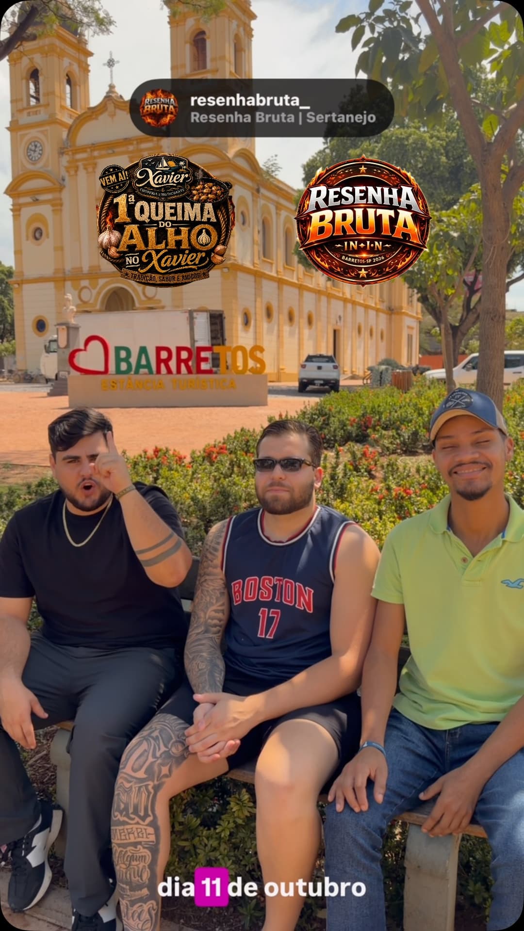 Flyer de Resenha Bruta