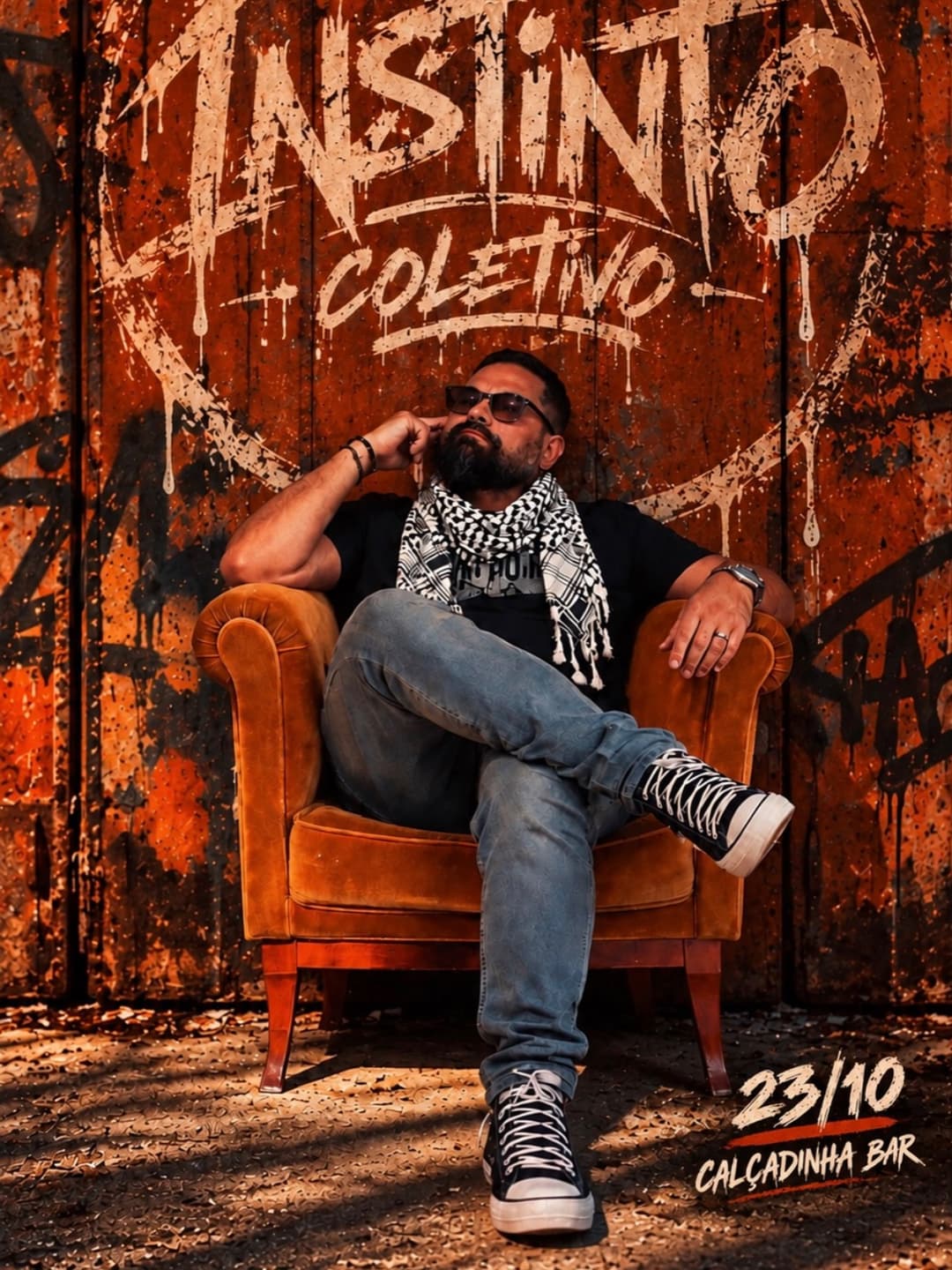 Flyer de Instinto Coletivo e O Instinto Coletivo - O Rappa Cover