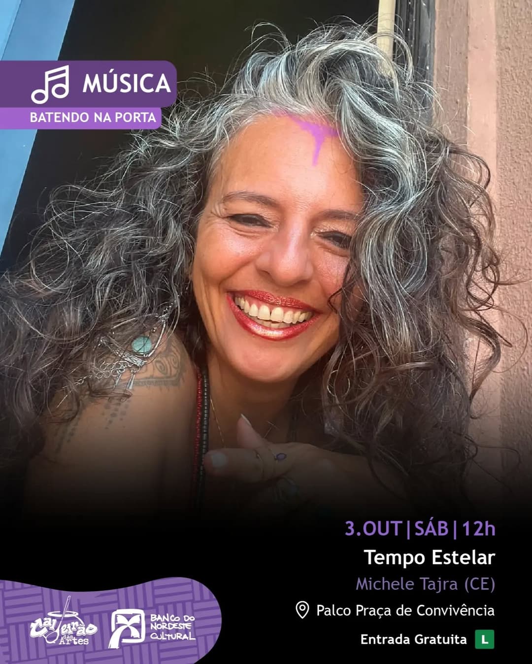 Flyer de Michele Tajra