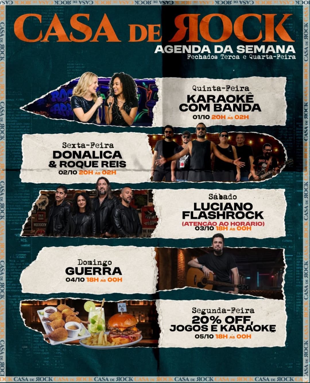 Flyer de Luciano FlashRock