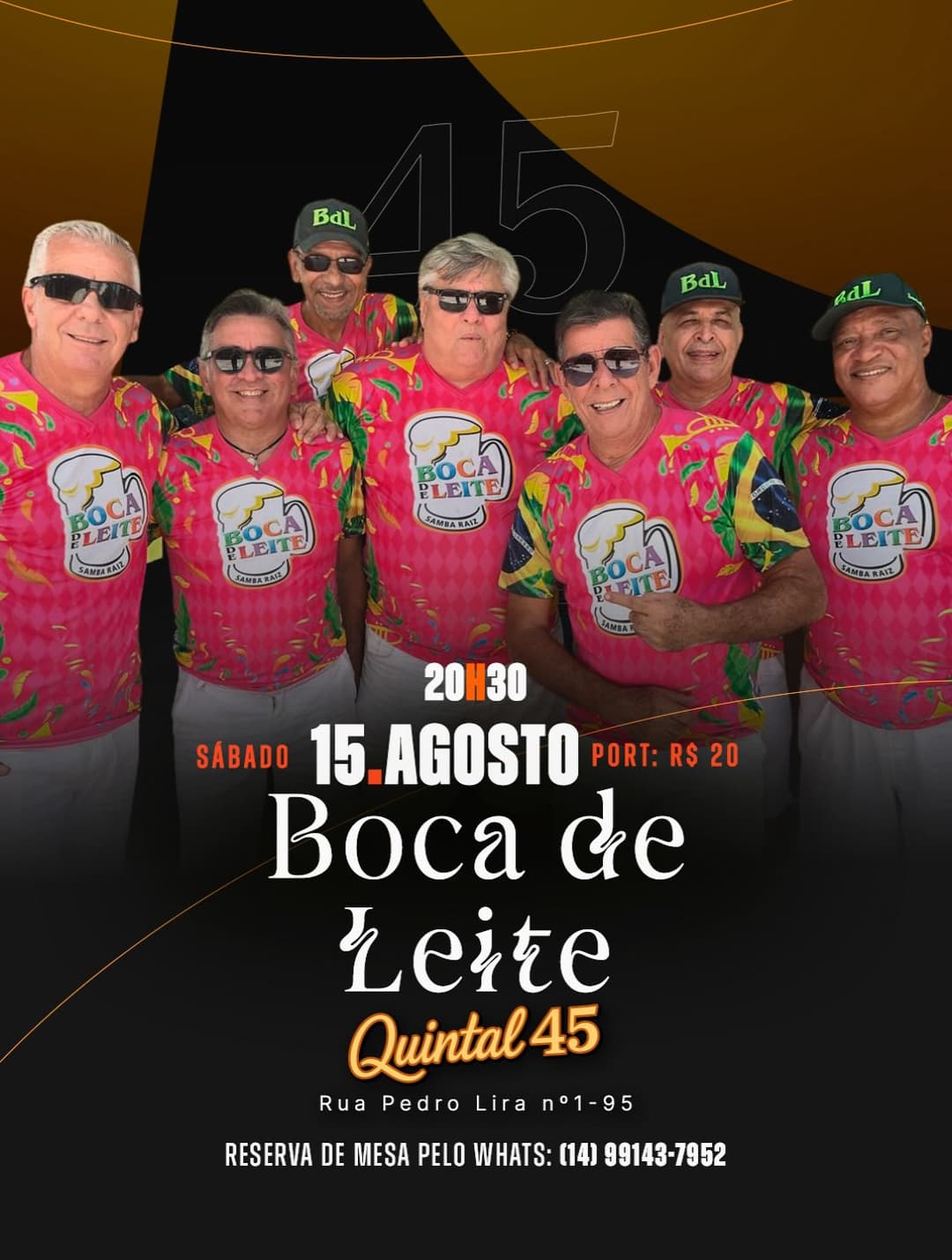 Flyer de Grupo Boca de Leite