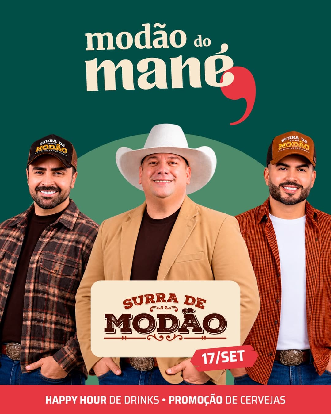 Flyer de Surra de Modão