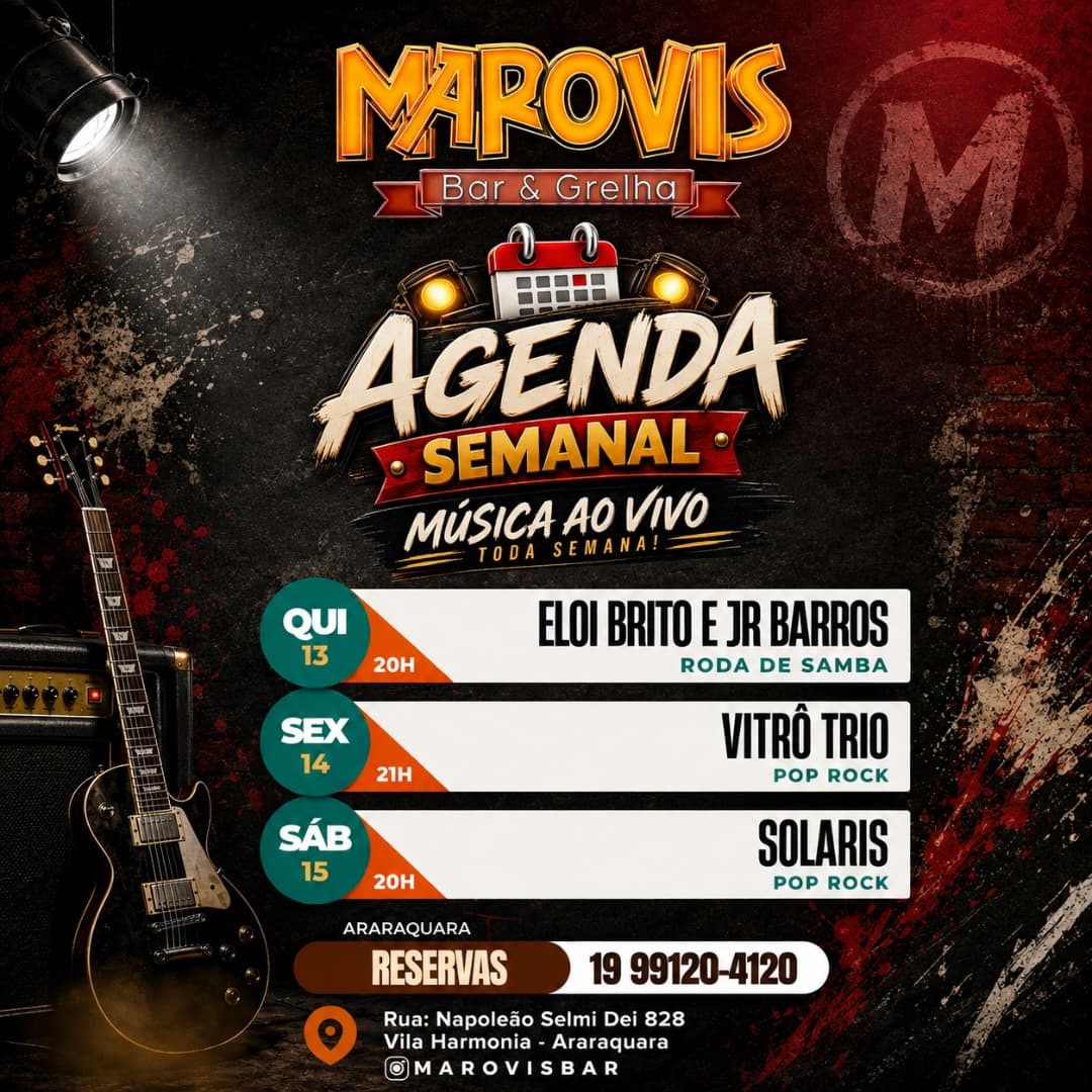 Flyer de Eloi Brito e Jr Barros