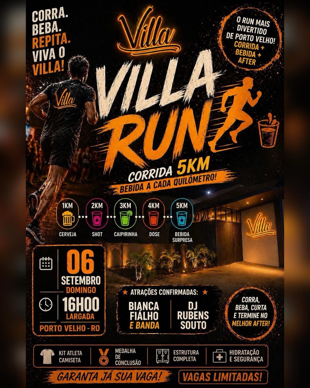 Flyer de Bianca Fialho e Rubens Souto