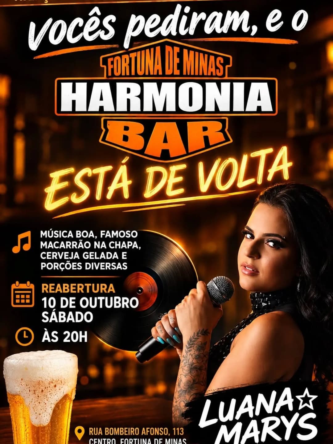 Flyer de Luana Marys