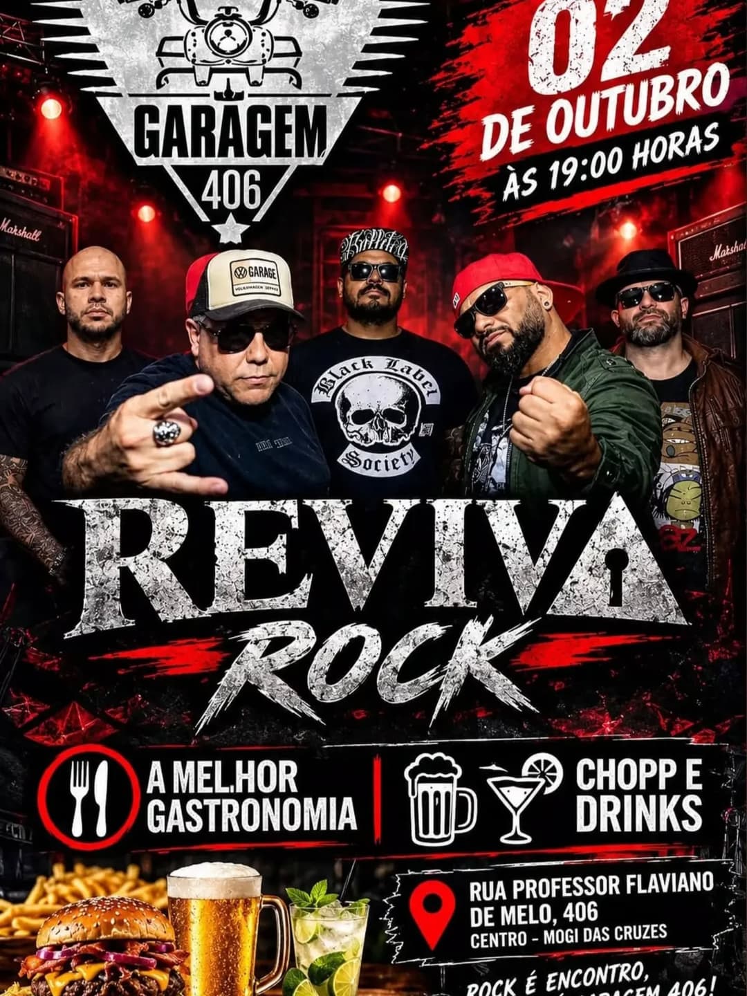 Flyer de Reviva Rock