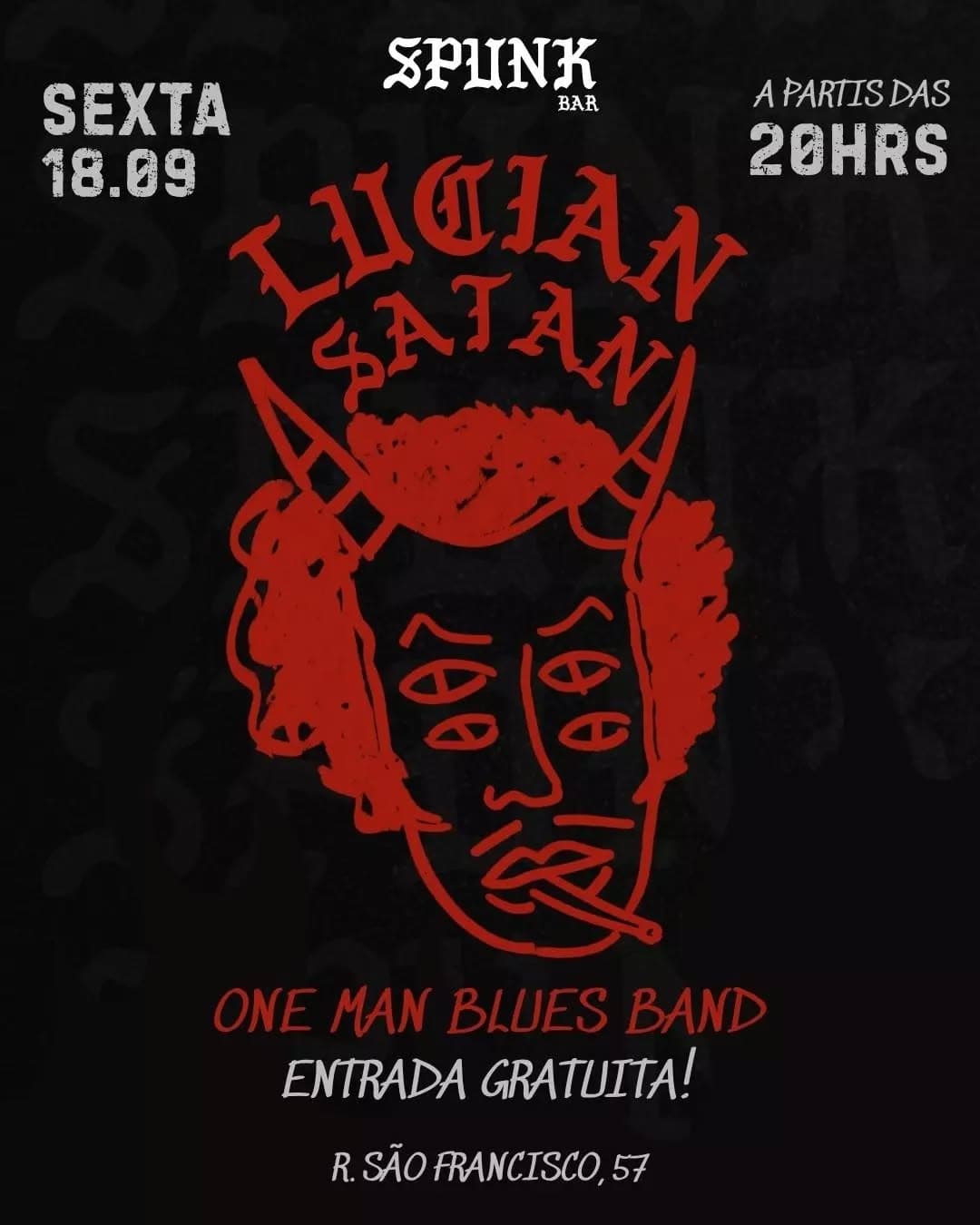 Flyer de One Man Blues Band