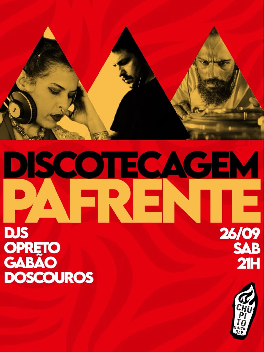Flyer de Gabriela Piñeiro, daniel_opreto e Doscouros