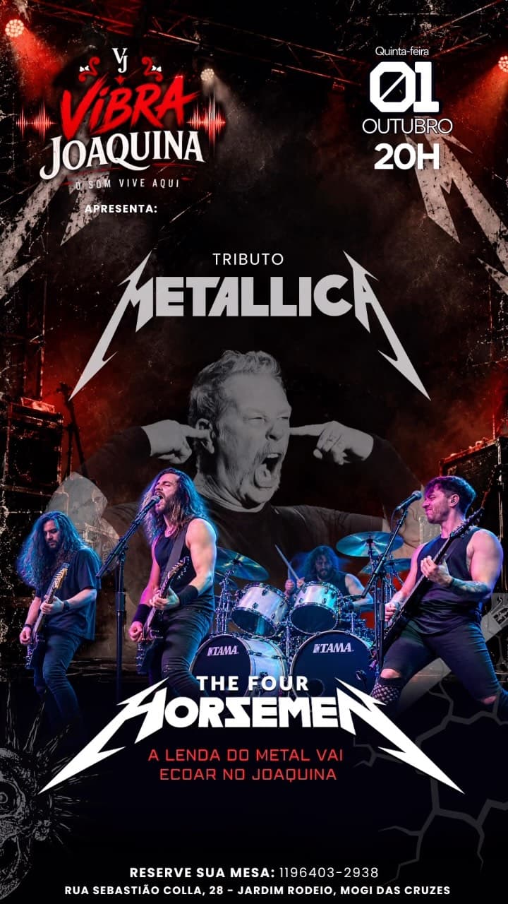 Flyer de The Four Horsemen
