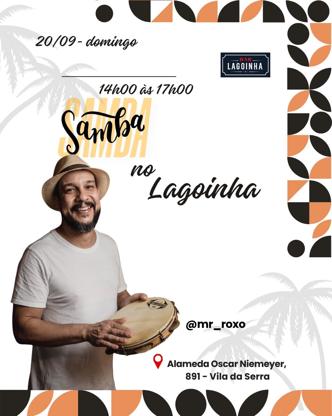 Flyer de Marcelo Roxo