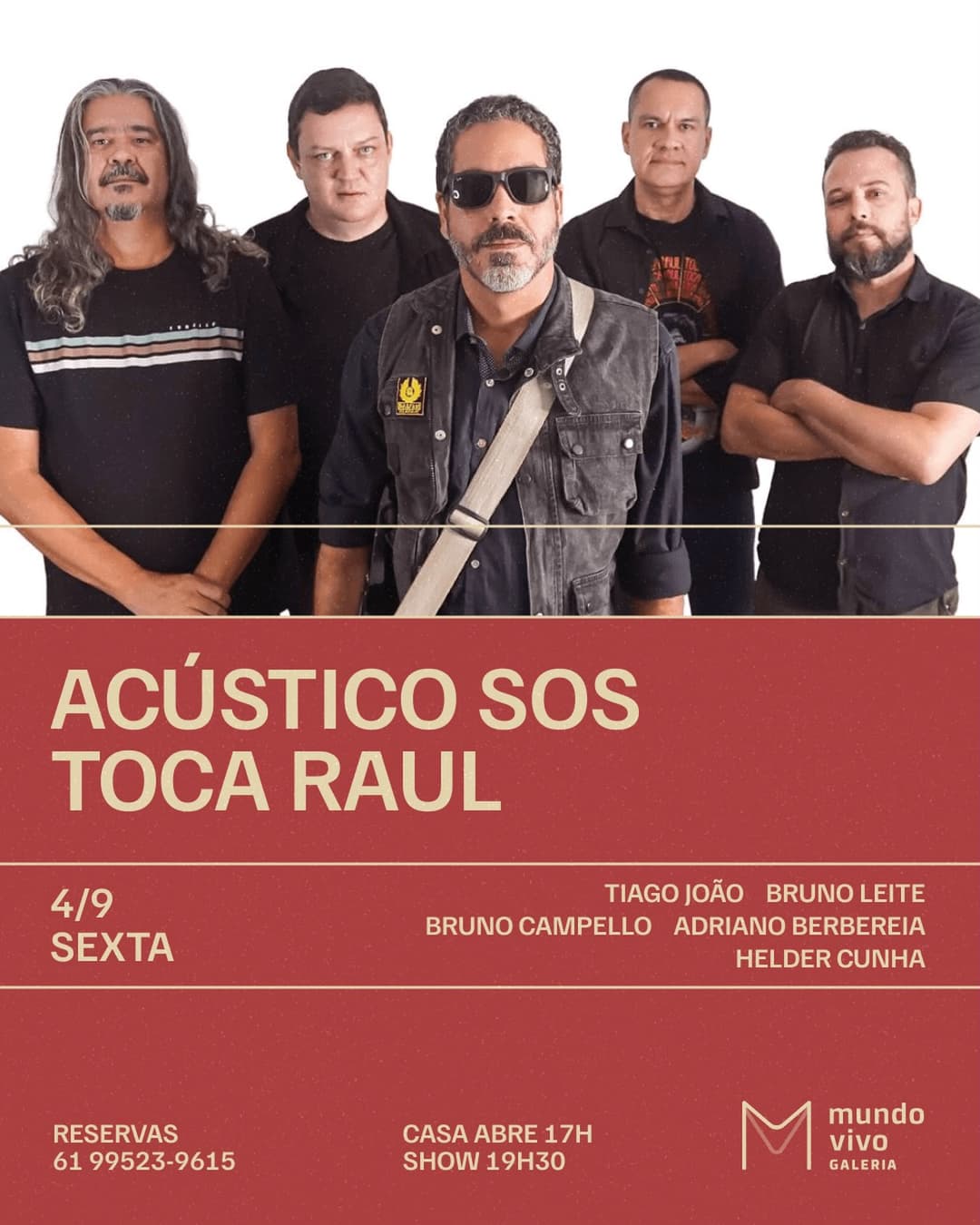 Flyer de SOS Toca Raul