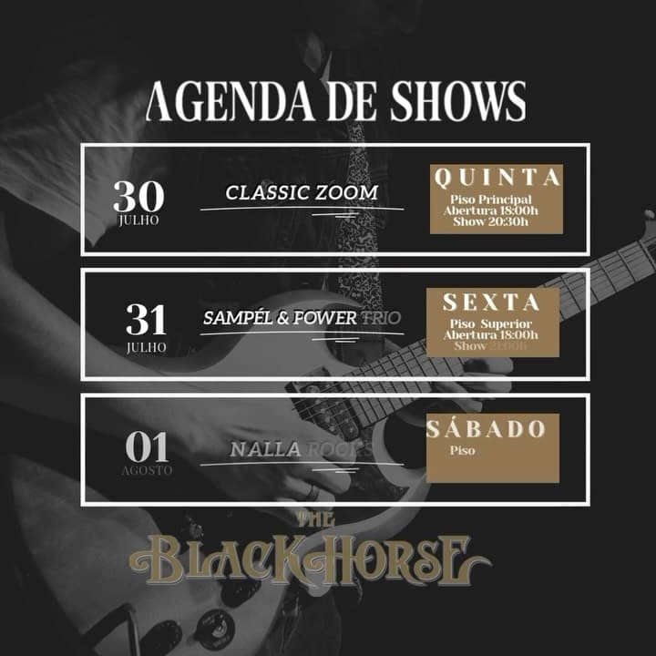 Flyer de Classic Zoom, Nalla Rocks e Sampél & Power Trio