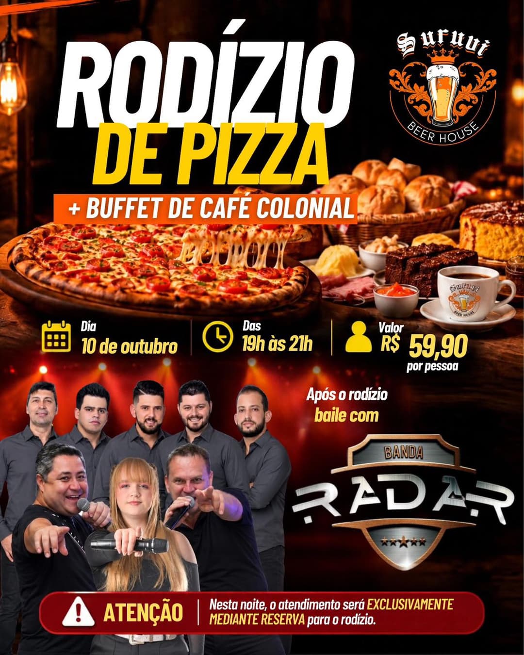 Flyer de Banda Radar