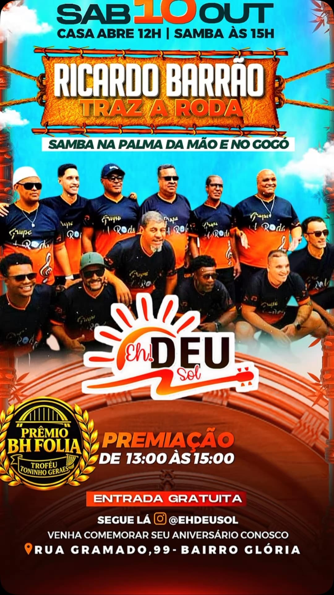 Flyer de Ricardo Barrão