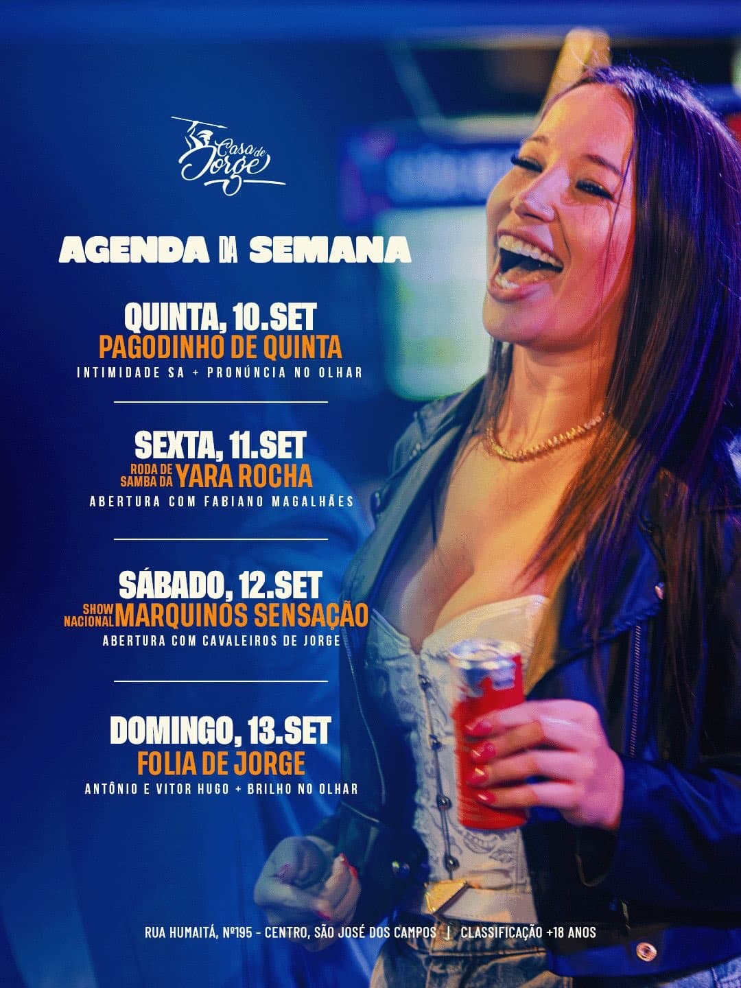 Flyer de Yara Rocha e Fabiano Magalhães