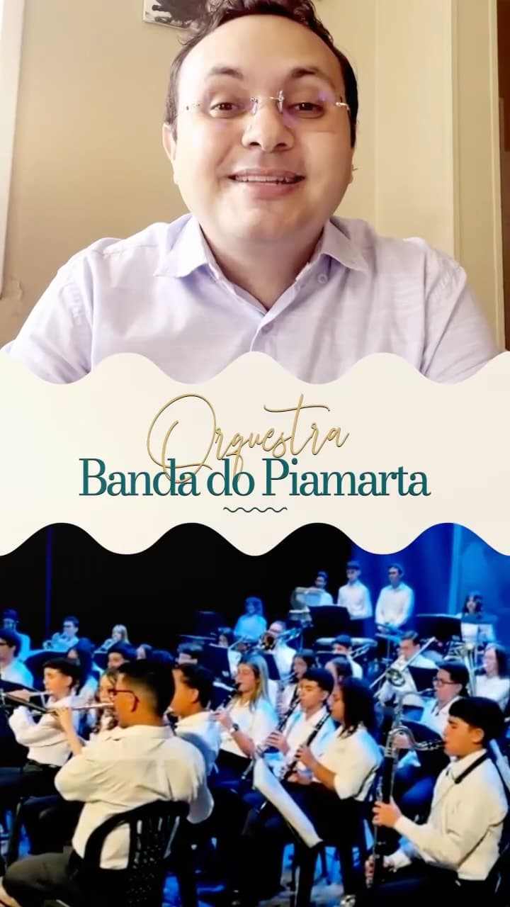 Flyer de Orquestra Banda do Piamarta