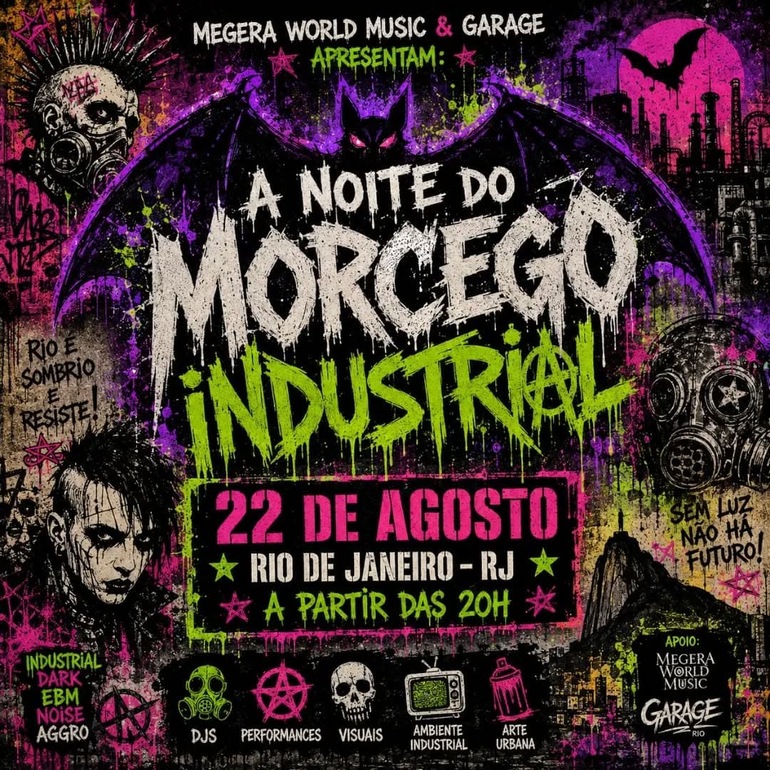 Flyer de Rafael Megera, Cammy Marino e mais 1 artista