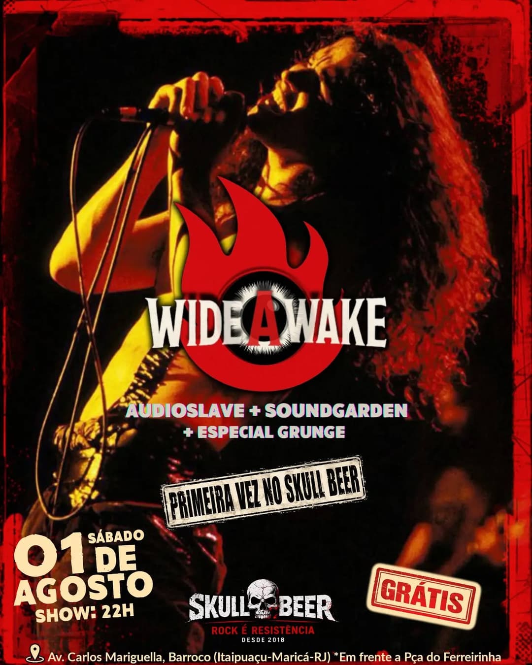 Flyer de Wide Awake