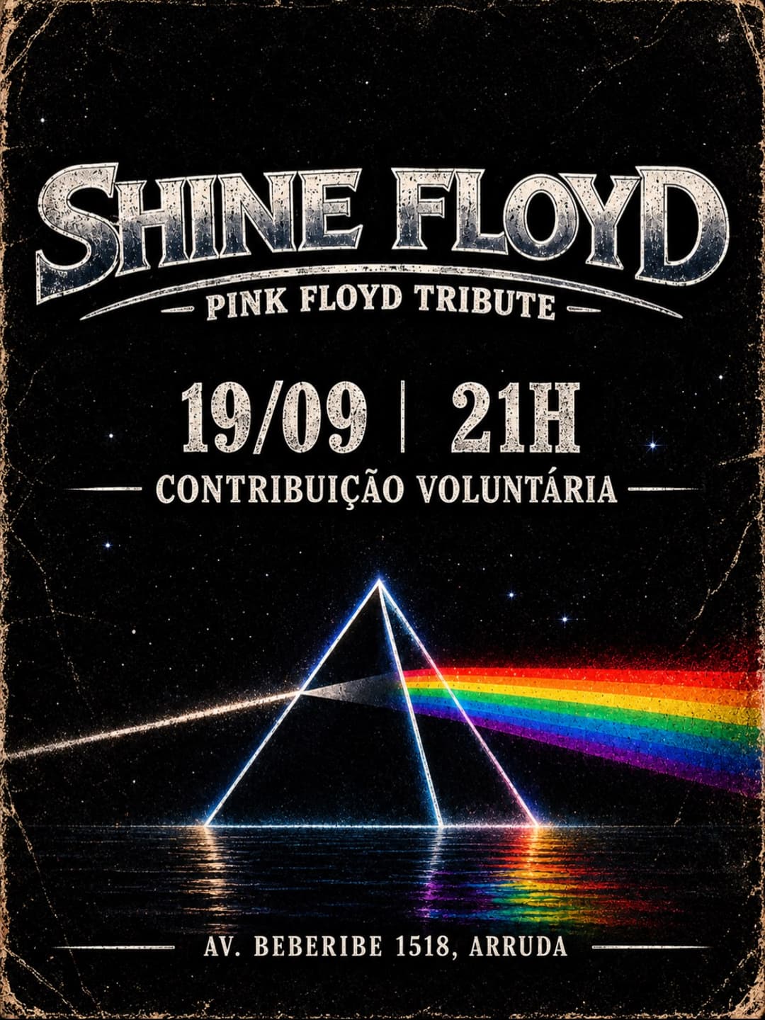 Flyer de Shine Floyd Banda