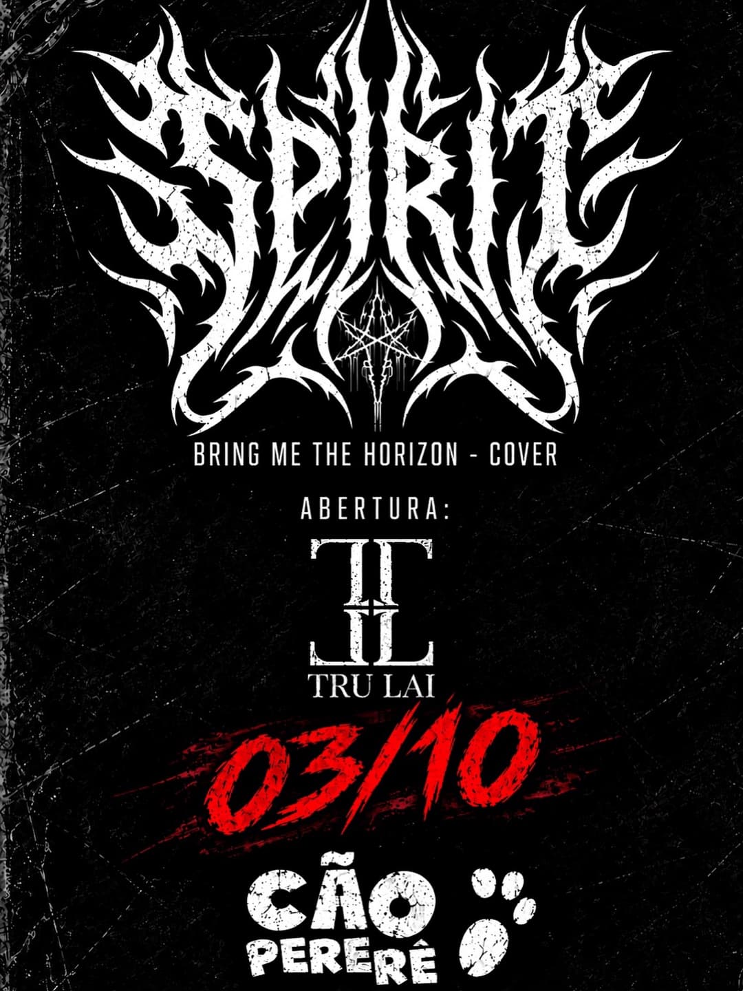 Flyer de Spirit e Tru Lai
