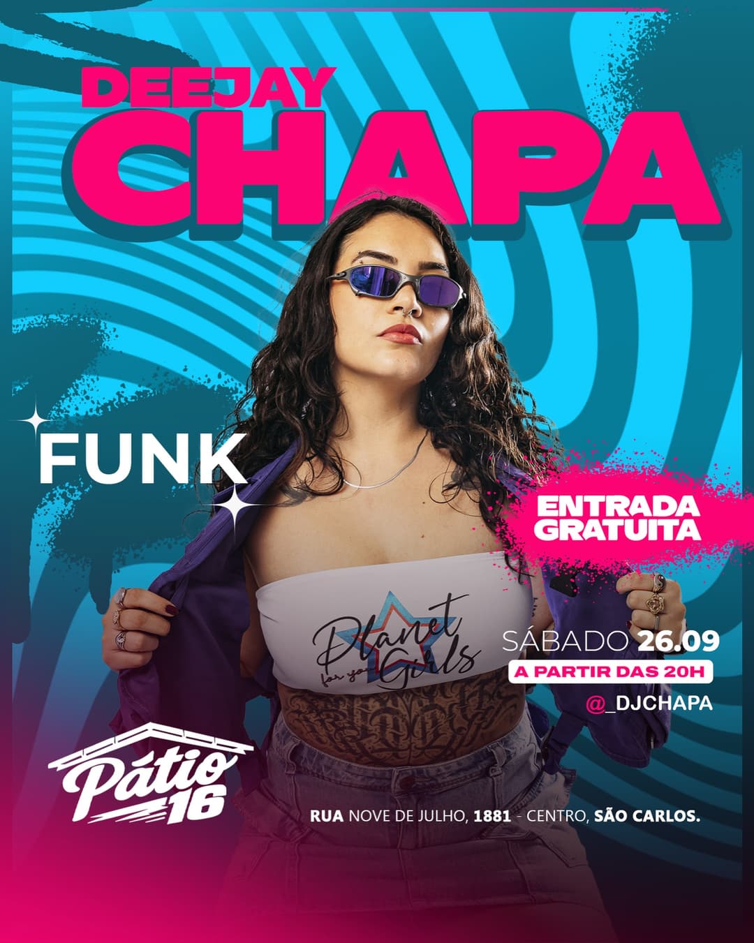 Flyer de DJ Chapa