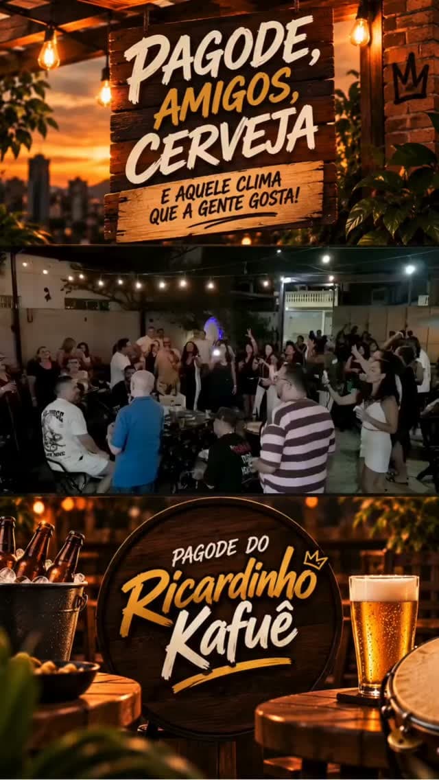 Flyer de Ricardinho Kafuê