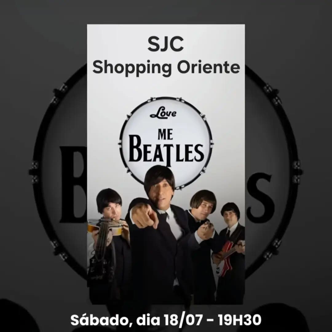 Flyer de Beatles Cover e Burning Fest Jardim Oriente