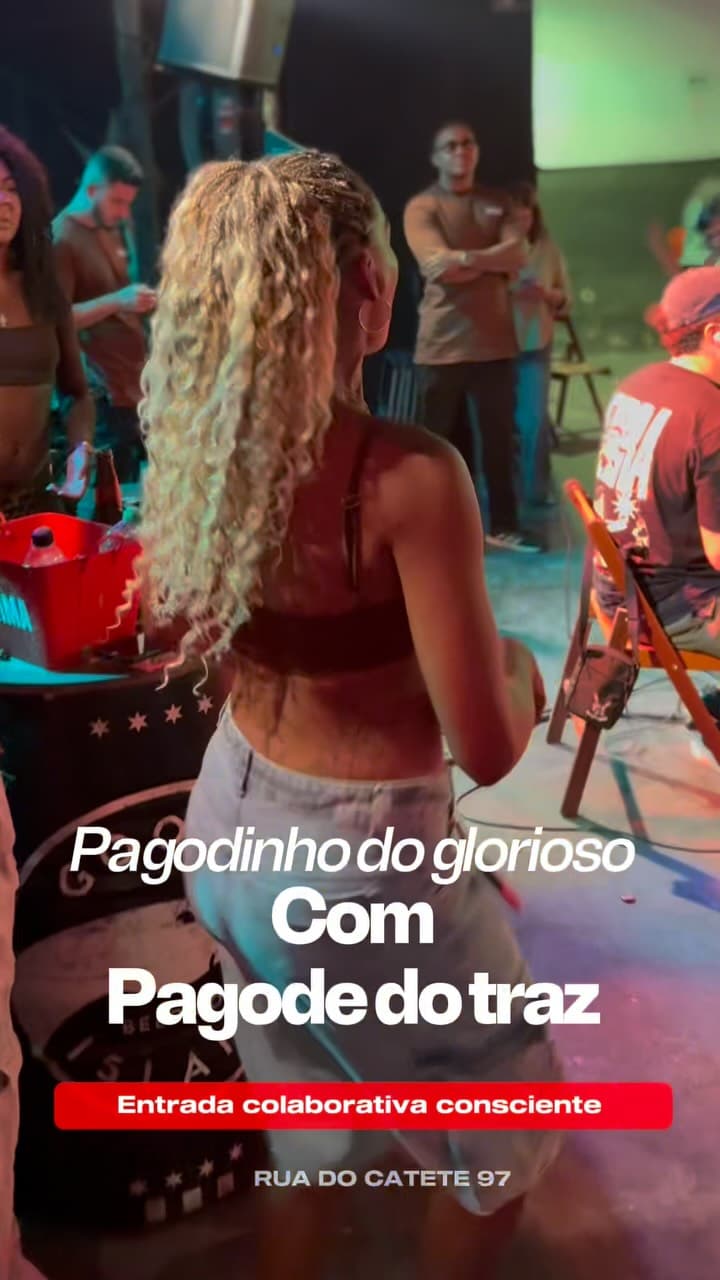 Flyer de Pagode do Traz