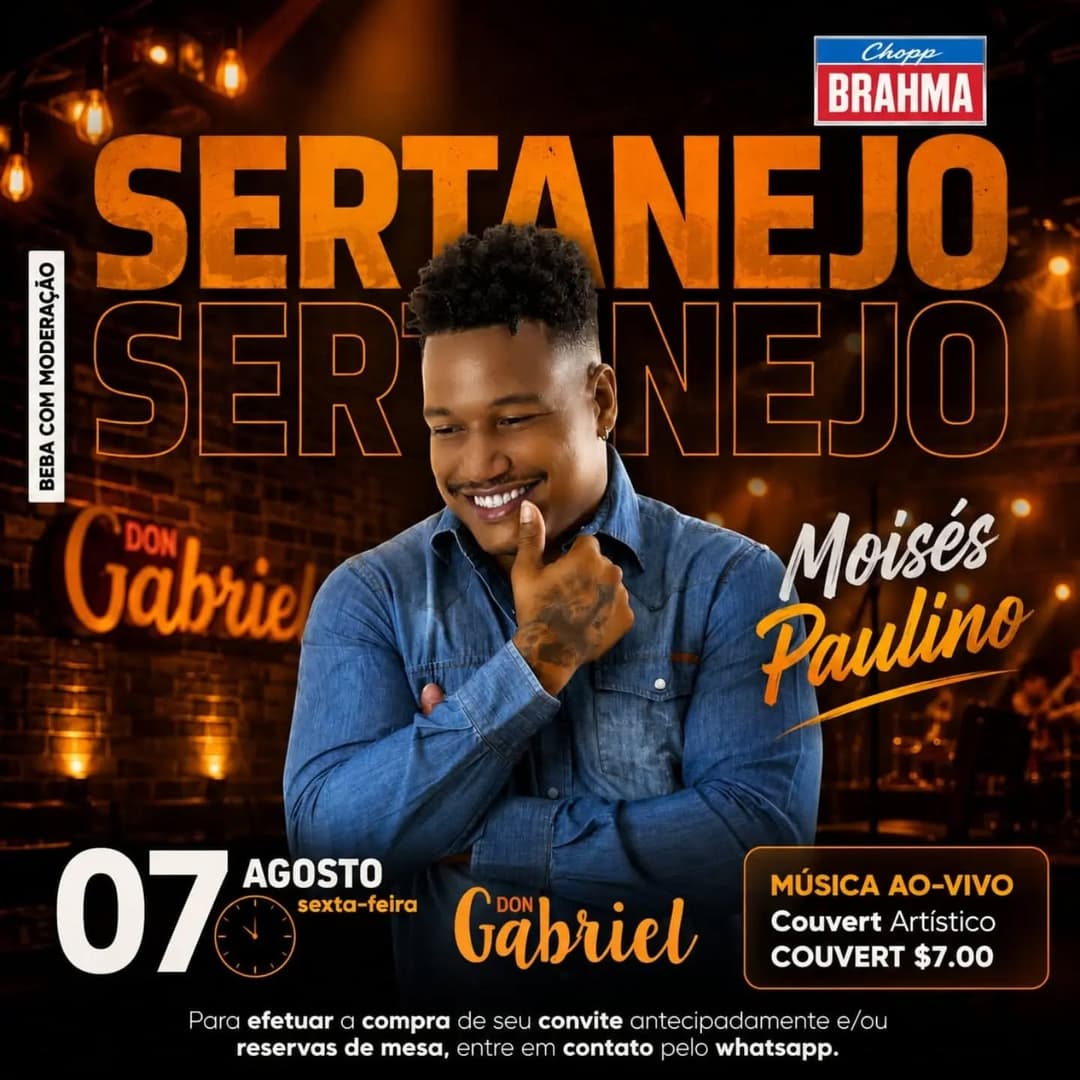 Flyer de Moises Paulino