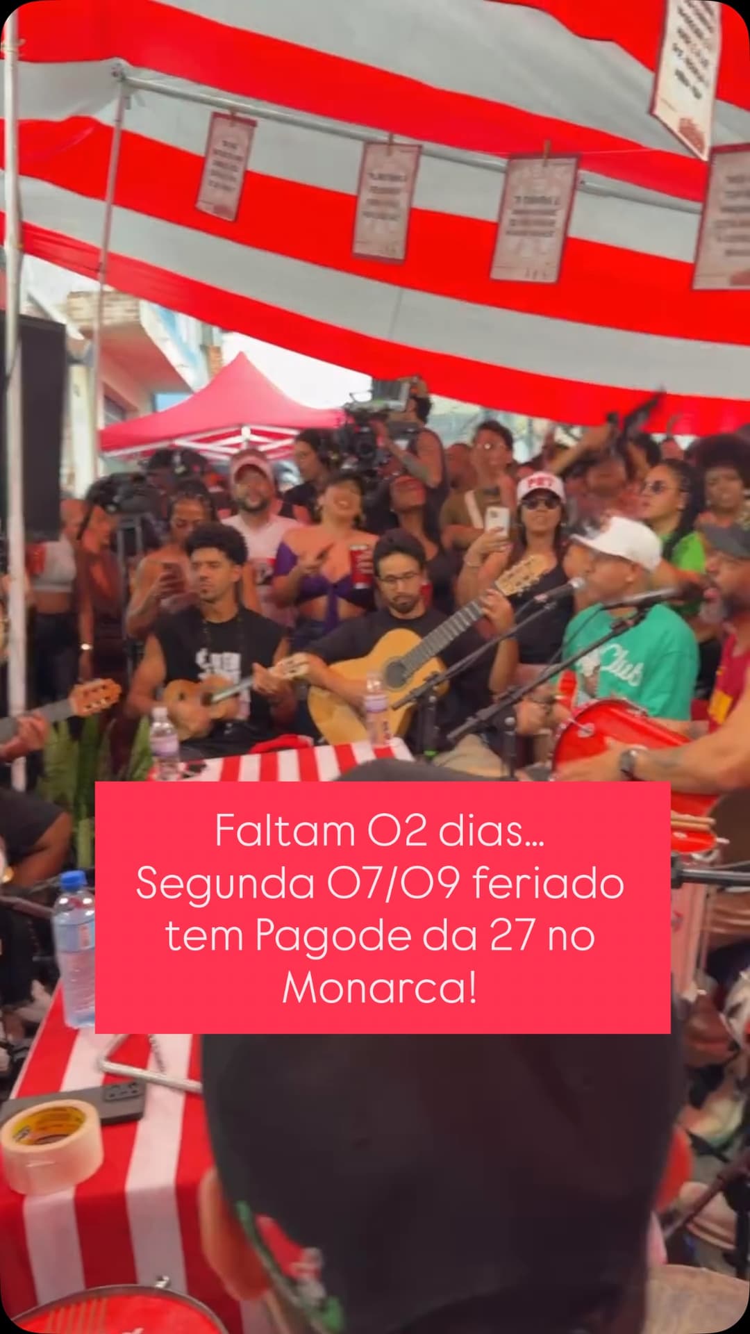 Flyer de Samba do Tatu, Terreiro de Crioulo e Pagode da 27