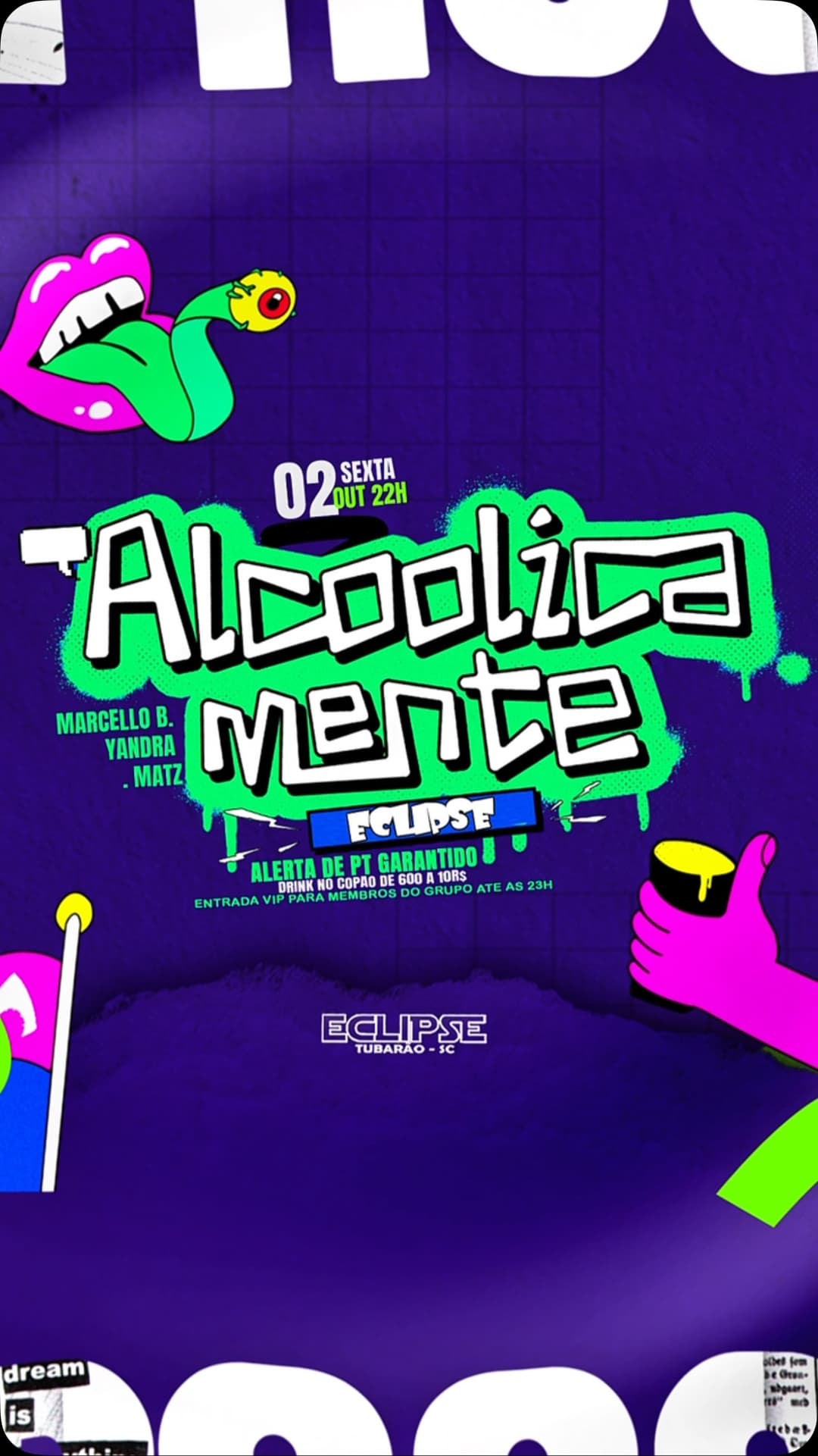 Flyer de Marcello B., Yandra e Matz