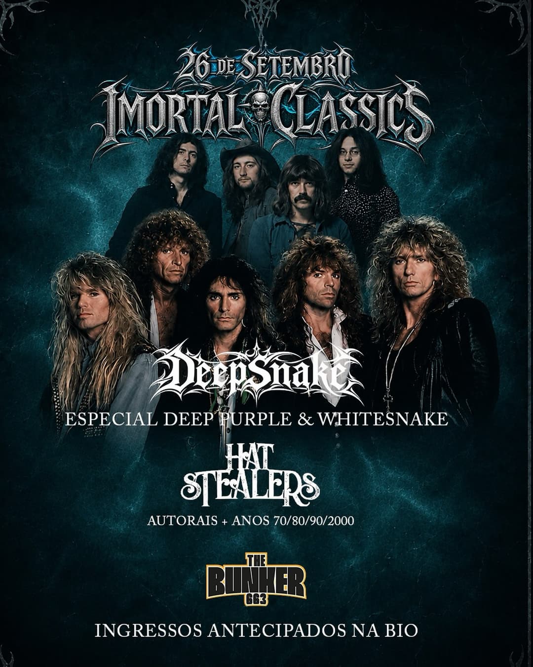 Flyer de Hat Stealers e DeepSnake