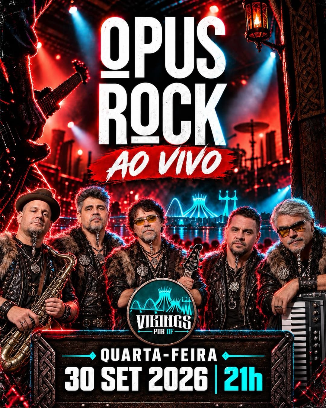 Flyer de Opus Rock Band