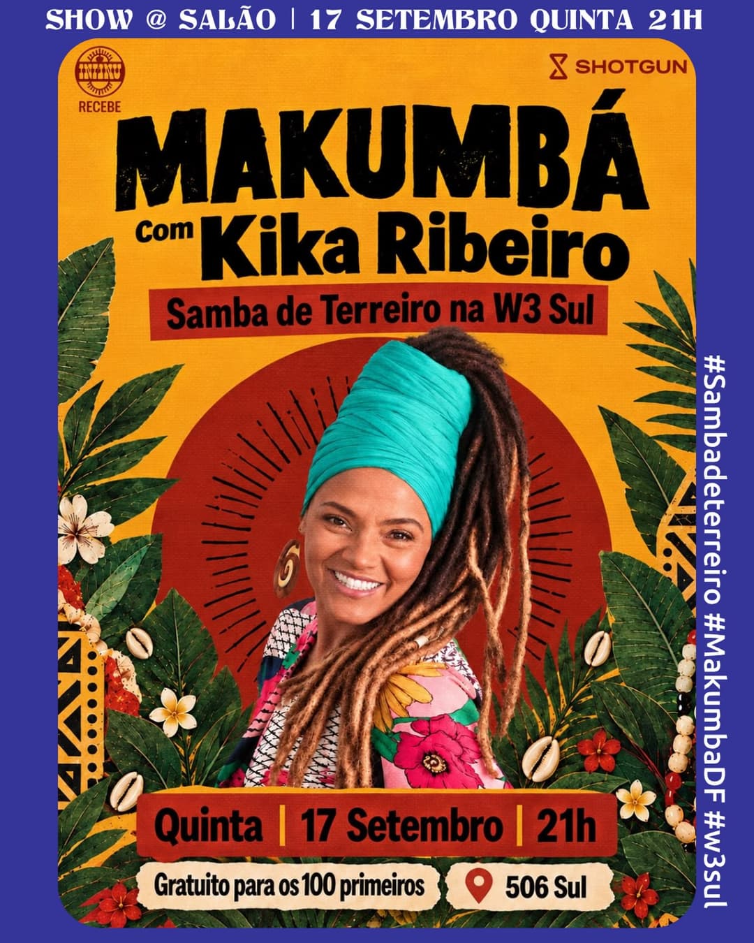 Flyer de Kika Ribeiro