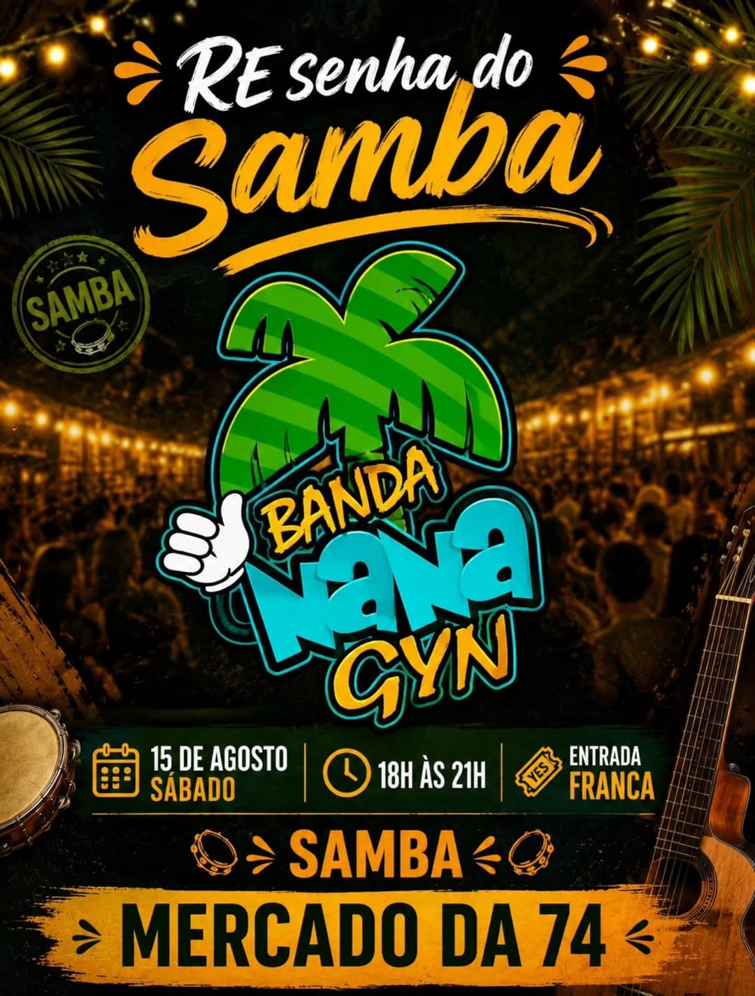 Flyer de Banda Nana Gyn
