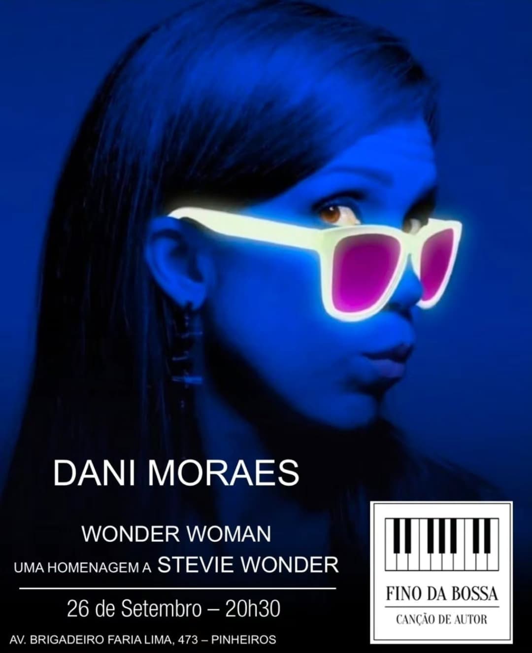 Flyer de Dani Moraes