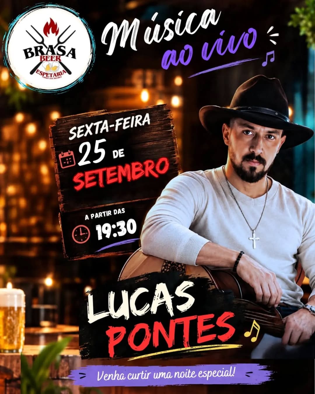 Flyer de Lucas Pontes