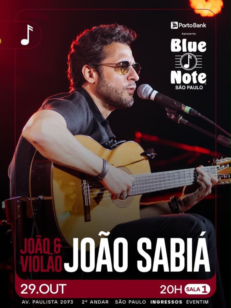 Flyer de João Sabiá e João & Violão