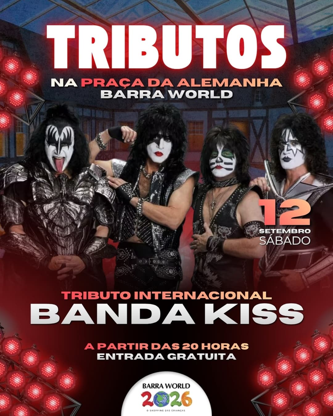 Flyer de Tributos Barra World