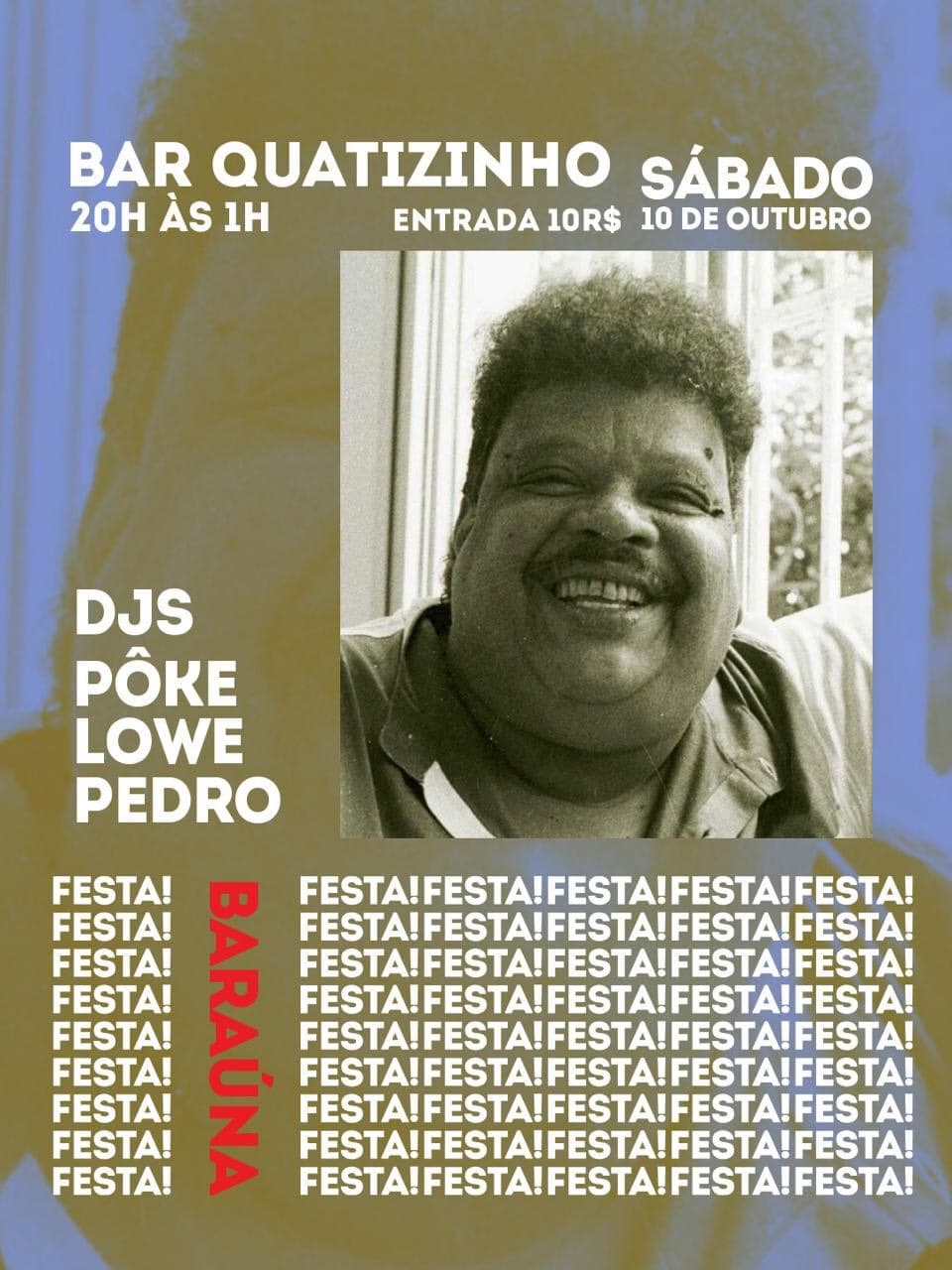Flyer de Gustavo Dj Pôke, oh_p.e.d.r.o e lowe______
