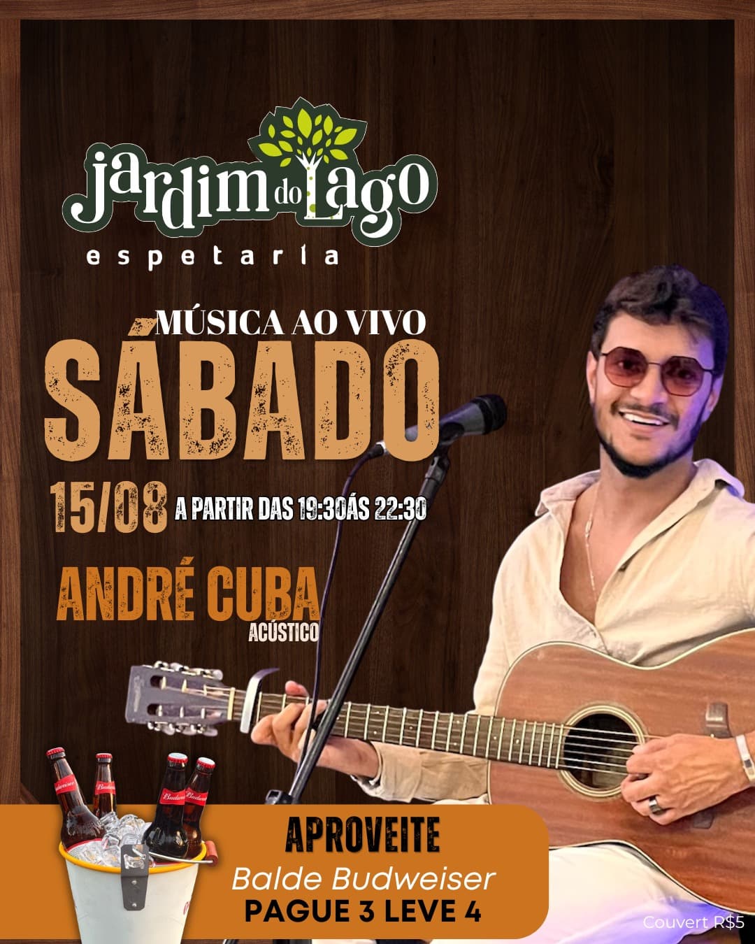 Flyer de André Cuba