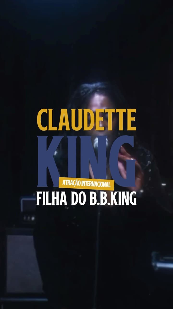 Flyer de Milk'n Blues e Claudette King